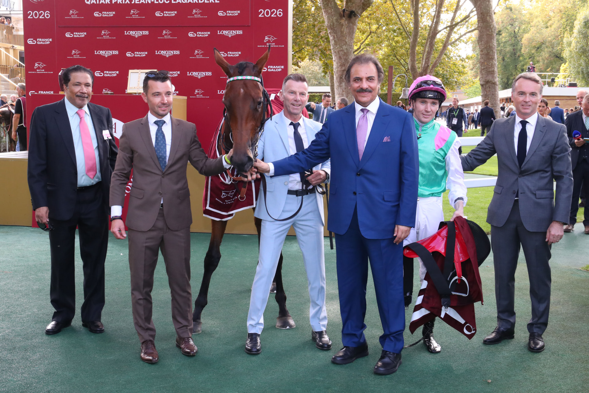 Présentation des vainqueurs au Qatar Prix Jean-Luc Lagardère 2026